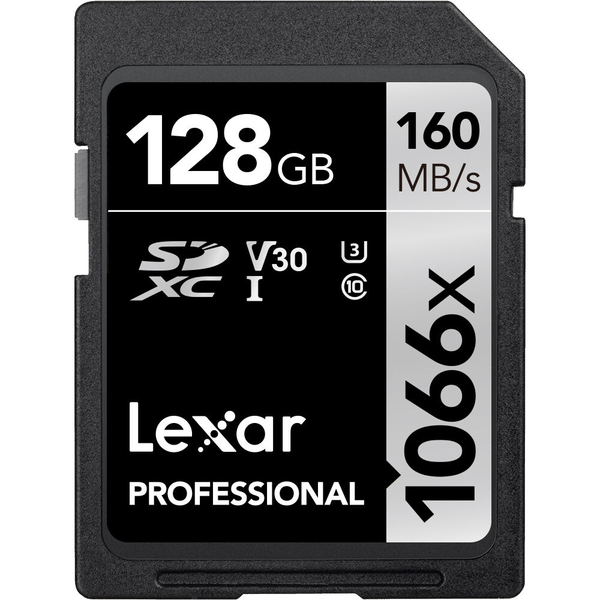Lexar 128GB Professional 1066x UHS-I SDXC Memory Card
