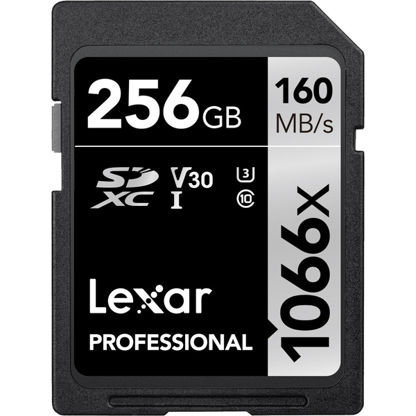 Lexar 256GB Professional 1066x UHS-I SDXC Memory Card