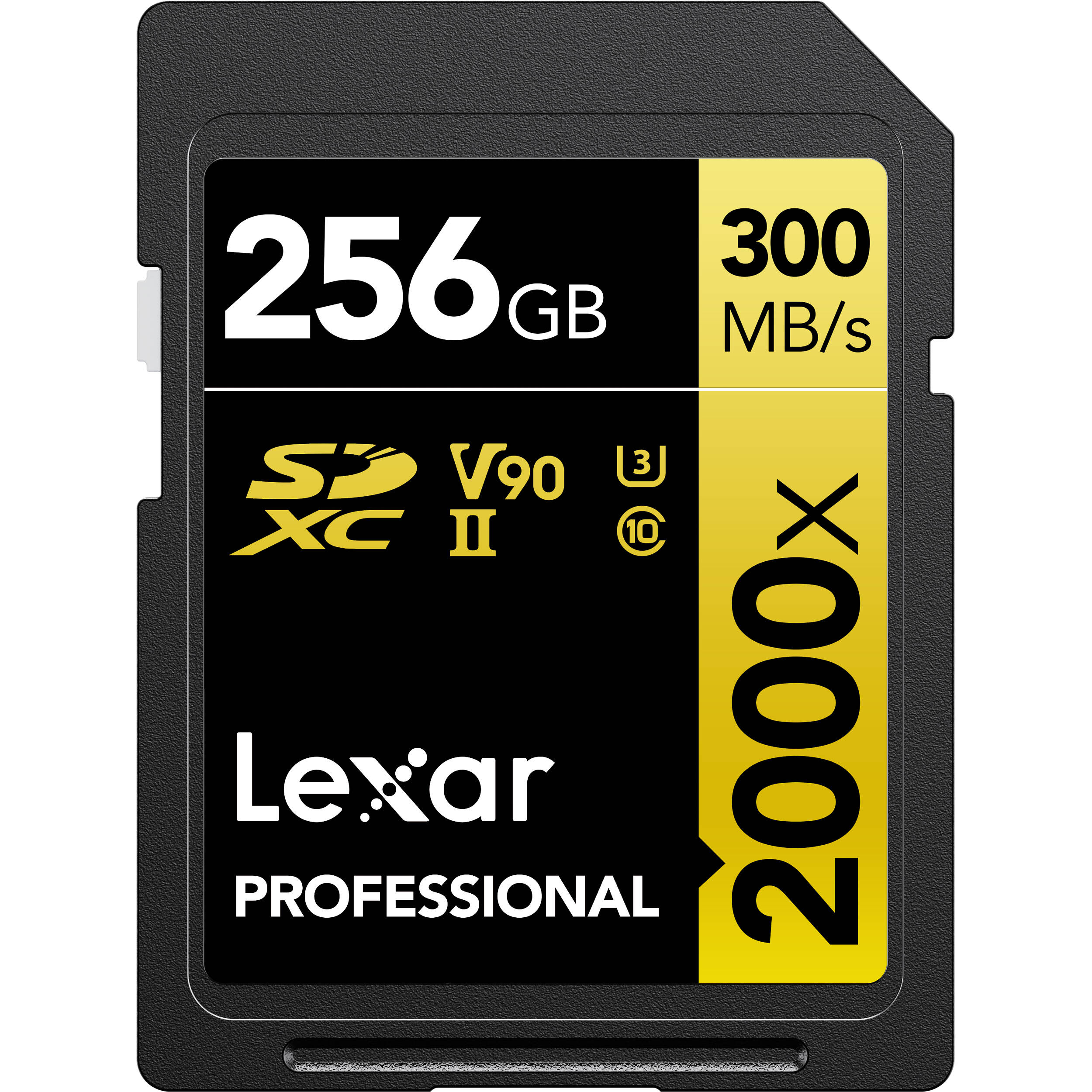 Lexar 256GB Professional 2000x UHS-II SDXC Memory Card