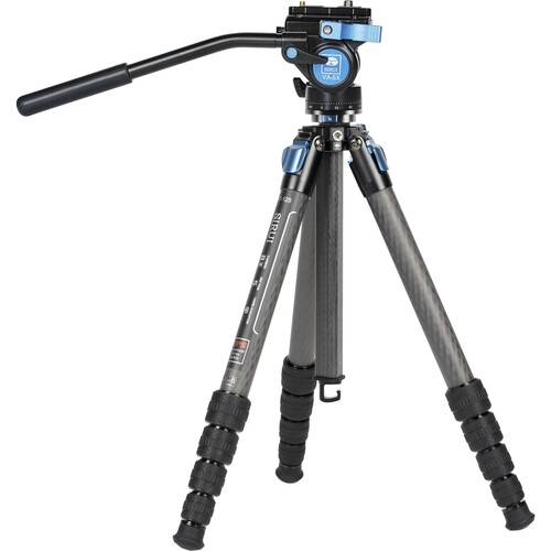 Sirui ST-125 Carbon Fiber Tripod with VA-5X Video Head Kit