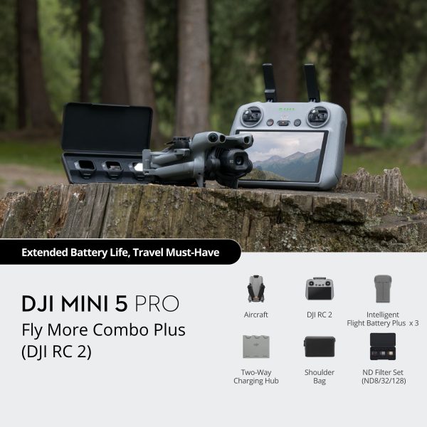 DJI Mini 5 Pro Fly More Combo Plus (DJI RC 2) - Mac Star Cameras
