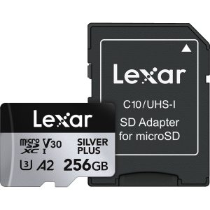 Lexar 256GB Silver Plus microSD Card