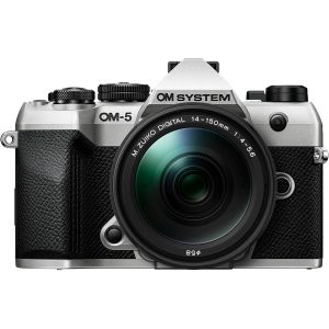OM SYSTEM OM-5 Mark II Mirrorless Camera with 14-150mm f/4-5.6 II Lens (Silver)