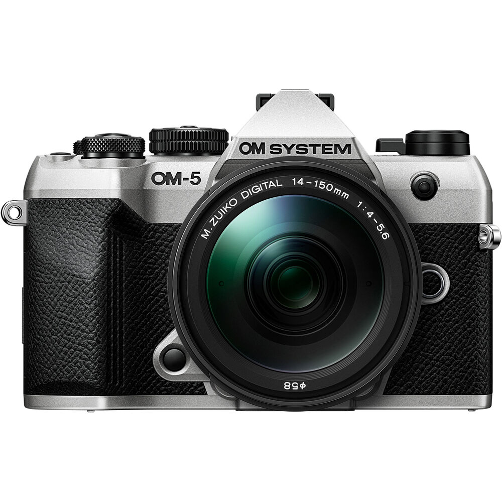 OM SYSTEM OM-5 Mark II Mirrorless Camera with 14-150mm f/4-5.6 II Lens (Silver)