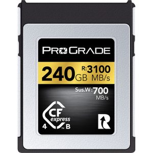 ProGrade Digital 240GB CFexpress 4.0 Type B Gold Memory Card
